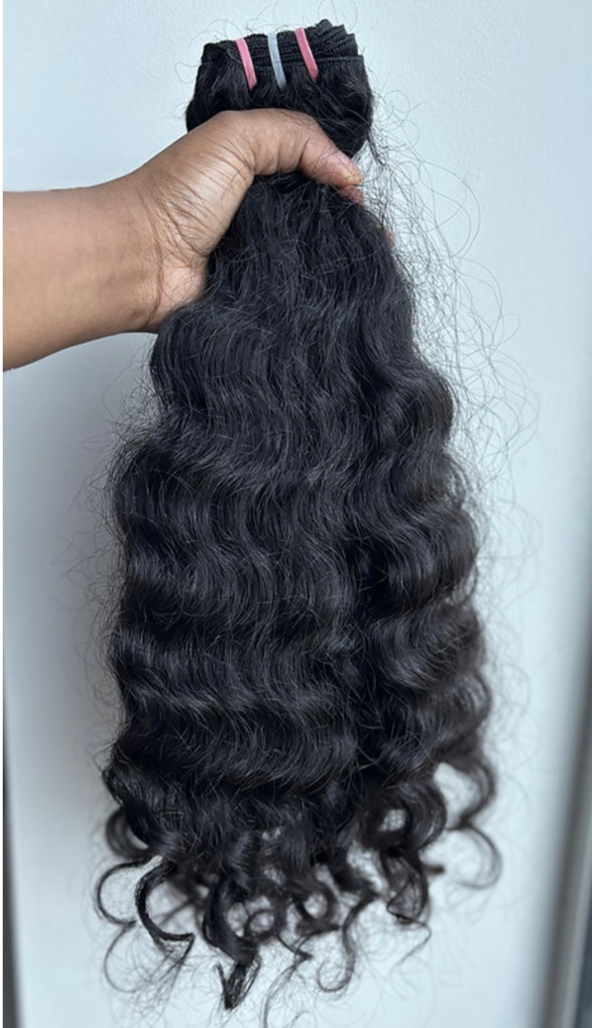 Raw Indian Curly Weft