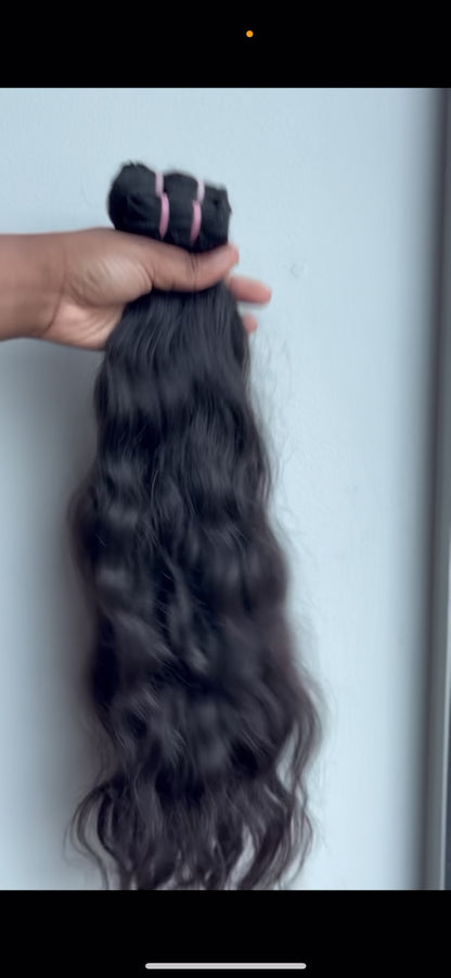 Raw Indian Wavy Weft